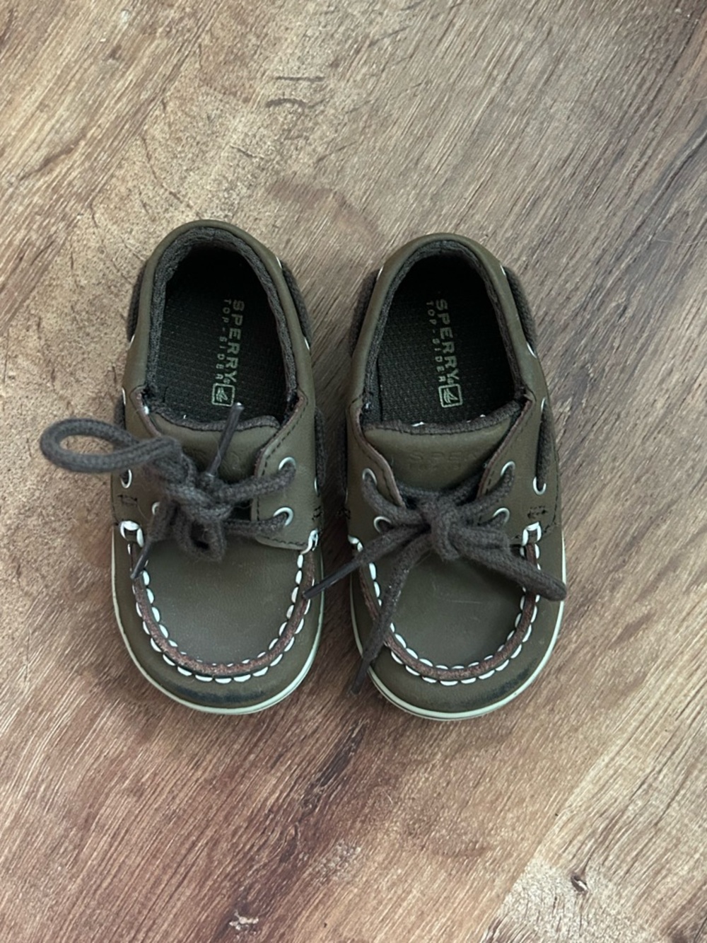 Sperry Baby Brown Boat Shoes 4M